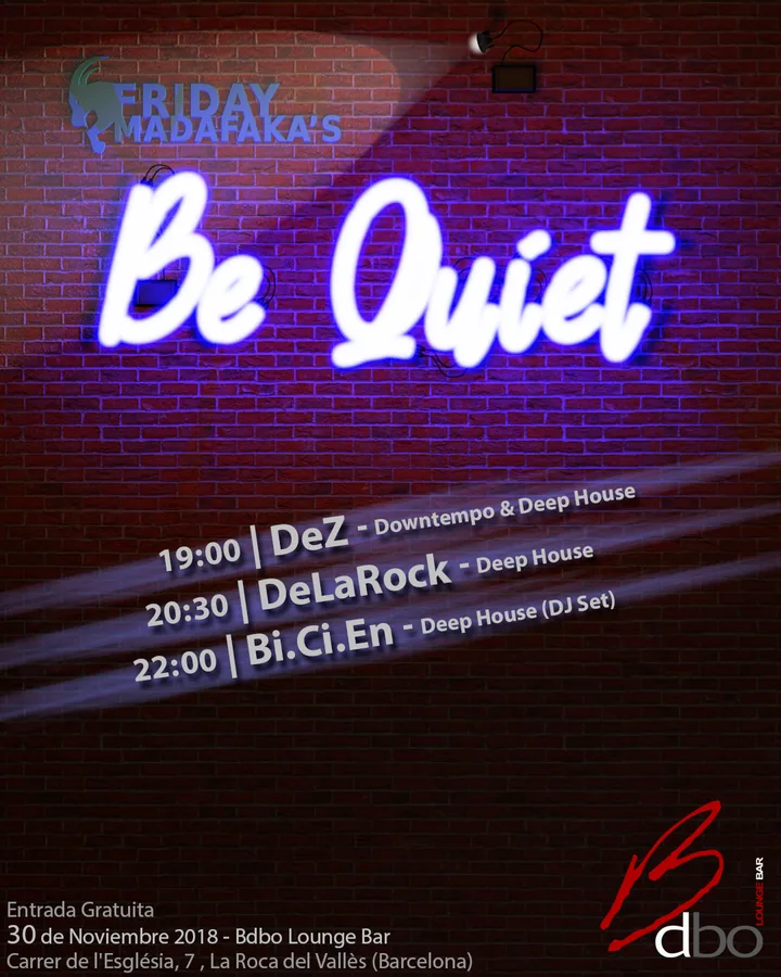 Cartell de Be Quiet