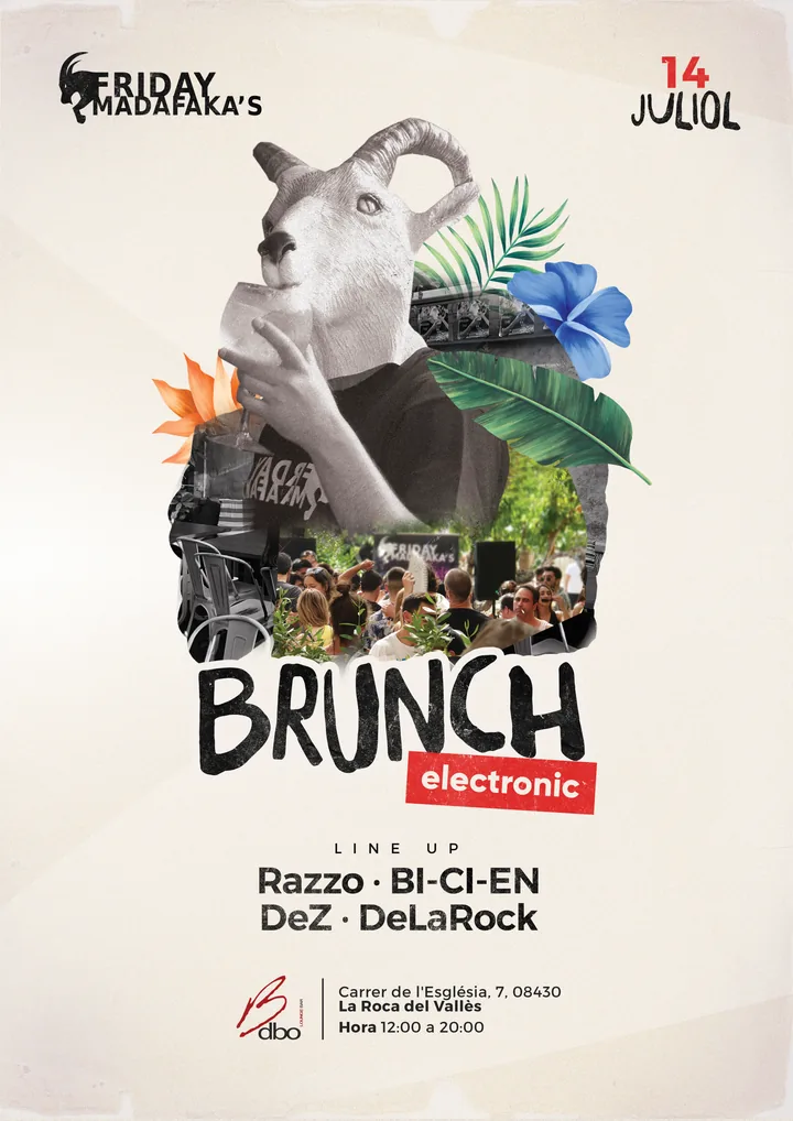 Cartell de Brunch Electronic