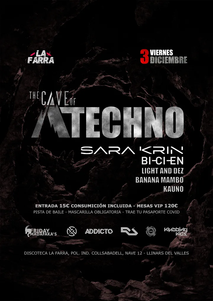 Cartell de The Cave of Techno
