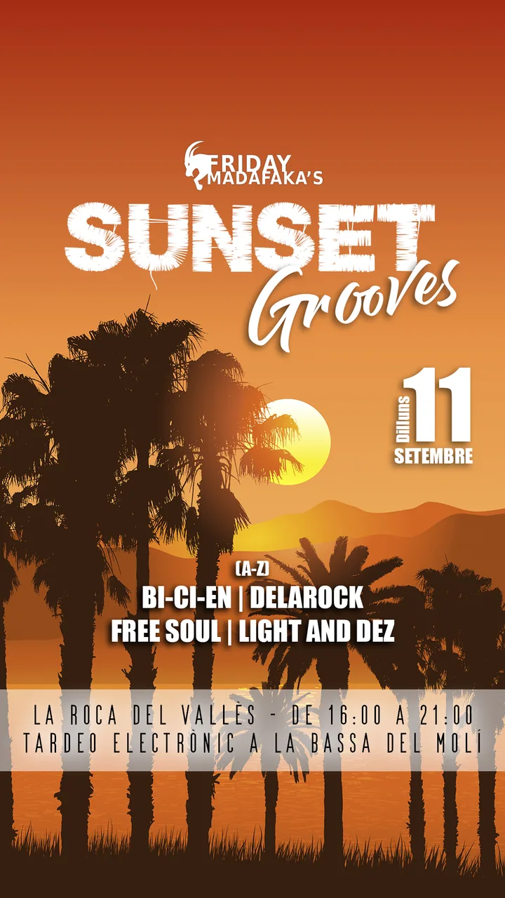 Cartell de Sunset Grooves